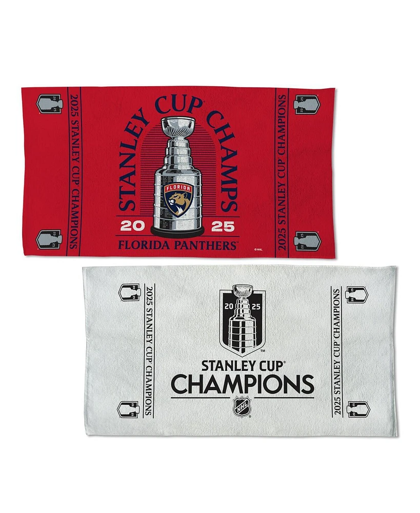 Wincraft Florida Panthers 2025 Stanley Cup Champions Locker Room 22" x 42" Double-Sided Celebration Towel