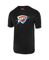 Fisll Men's and Women's Black Oklahoma City Thunder Oversize Logo T-Shirt