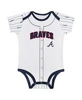Outerstuff Baby Boys and Girls 2-Pack Atlanta Braves Play Ball Bodysuit