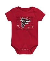 Outerstuff Baby Boys and Girls 3-Pack Atlanta Falcons Team Starter Bodysuit