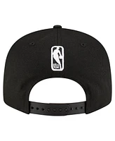New Era Men's Black Brooklyn Nets 9FIFTY Snapback Hat