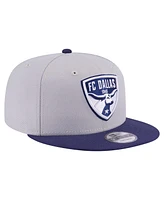 New Era Men's Gray Fc Dallas Color Pack Two-Tone 9FIFTY Snapback Hat
