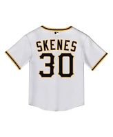 Nike Baby Boys and Girls Paul Skenes White Pittsburgh Pirates Home Replica Jersey