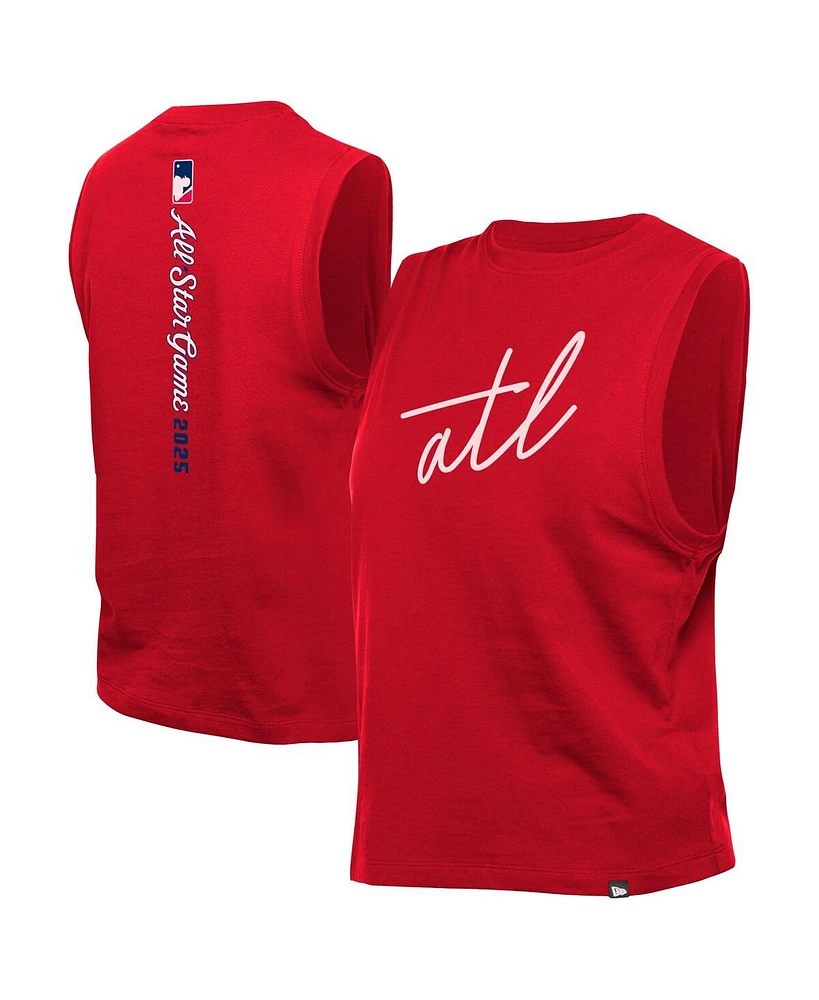 New Era Women's Red 2025 Mlb All-Star Game Tank Top