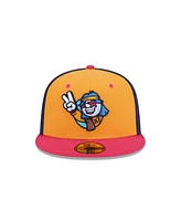 New Era Men's Gold Asheville Tourists Theme Nights 59FIFTY Fitted Hat
