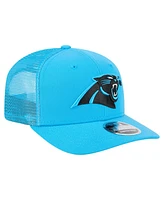 New Era Men's Blue Carolina Panthers Team Collection 9SEVENTY Stretch-Snap Adjustable Hat