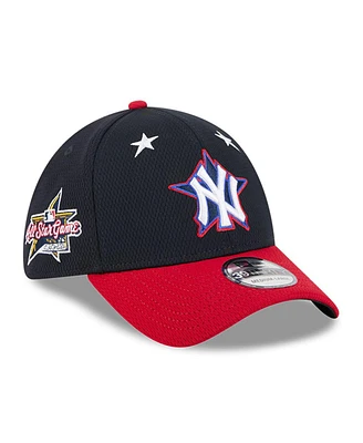 New Era Men's Navy/Red York Yankees 2025 Mlb All-Star Game Workout 39THIRTY Flex Hat