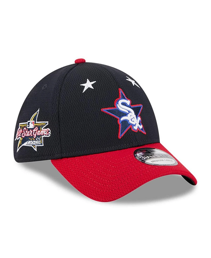New Era Men's Navy/Red Chicago White Sox 2025 Mlb All-Star Game Workout 39THIRTY Flex Hat