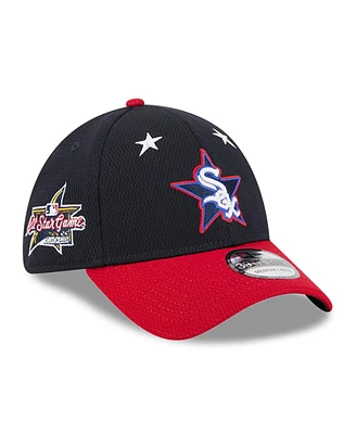 New Era Men's Navy/Red Chicago White Sox 2025 Mlb All-Star Game Workout 39THIRTY Flex Hat