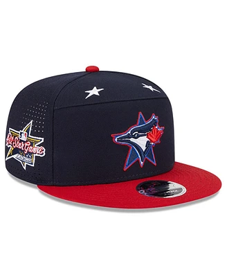 New Era Men's Navy/Red Toronto Blue Jays 2025 Mlb All-Star Game Workout Side Patch 9FIFTY Snapback Hat