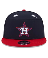 New Era Men's Navy/Red Houston Astros 2025 Mlb All-Star Game Workout Side Patch 9FIFTY Snapback Hat