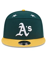 New Era Men's Green/Gold Athletics 2025 Mlb All-Star Game Side Patch 9FIFTY Snapback Hat
