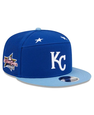 New Era Men's Royal/Light Blue Kansas City Royals 2025 Mlb All-Star Game Side Patch 9FIFTY Snapback Hat