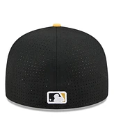 New Era Men's Black/Gold Pittsburgh Pirates 2025 Mlb All-Star Game Side Patch 59FIFTY Fitted Hat