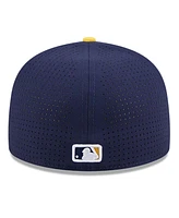 New Era Men's Navy/Gold Milwaukee Brewers 2025 Mlb All-Star Game Side Patch 59FIFTY Fitted Hat