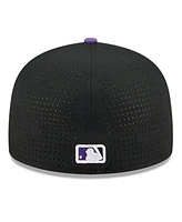 New Era Men's Black/Purple Colorado Rockies 2025 Mlb All-Star Game Side Patch 59FIFTY Fitted Hat