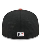 New Era Men's Black/Orange Baltimore Orioles 2025 Mlb All-Star Game Side Patch 59FIFTY Fitted Hat