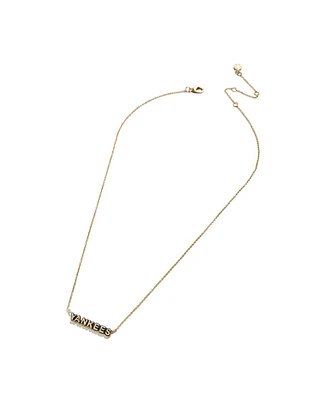 Wear by Erin Andrews New York Yankees Delicate Enamel Necklace