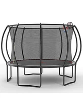 Streamdale Furniture 12FT trampoline Pumpkin- Black Red