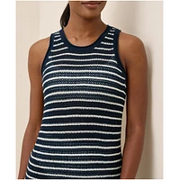 Pact Women's Beachside Linen Crochet Cover-Up