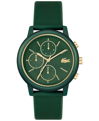 Lacoste Men's Green Silicone Strap Watch, 42mm