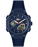 Lacoste Men's LC33 Midnight Navy Silicone Strap Watch, 44.8mm