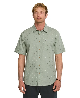 Quiksilver Men's Kapu Mini Classics Short Sleeve Shirt