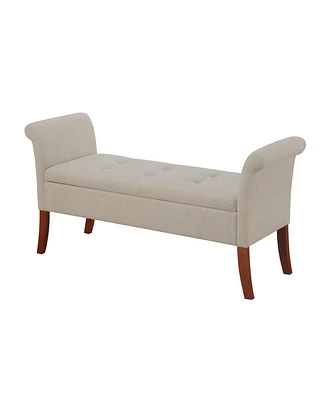 Convenience Concepts 51.25" Soft Fabric Garbo Storage Bench