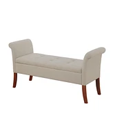 Convenience Concepts 51.5" Soft Fabric Garbo Storage Bench