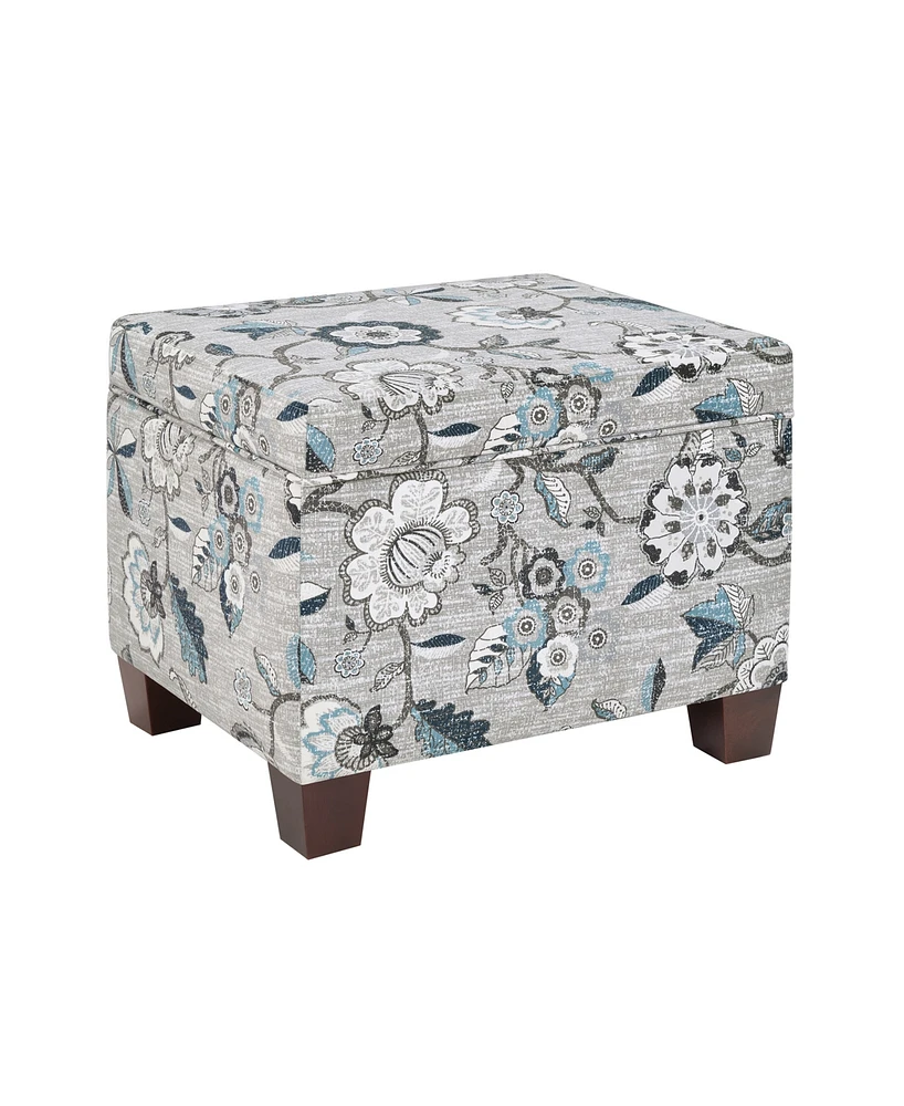 Convenience Concepts 21.5" Canvas Fabric Madison Storage Ottoman