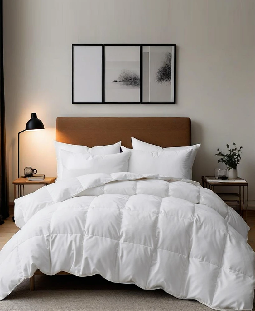 Unikome Year Round Ultra Soft Down and Feather Fiber Comforter, California King