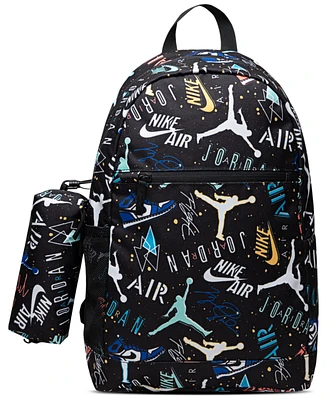 Jordan Kids Air School Backpack and Pencil Case, 2-Piece Set