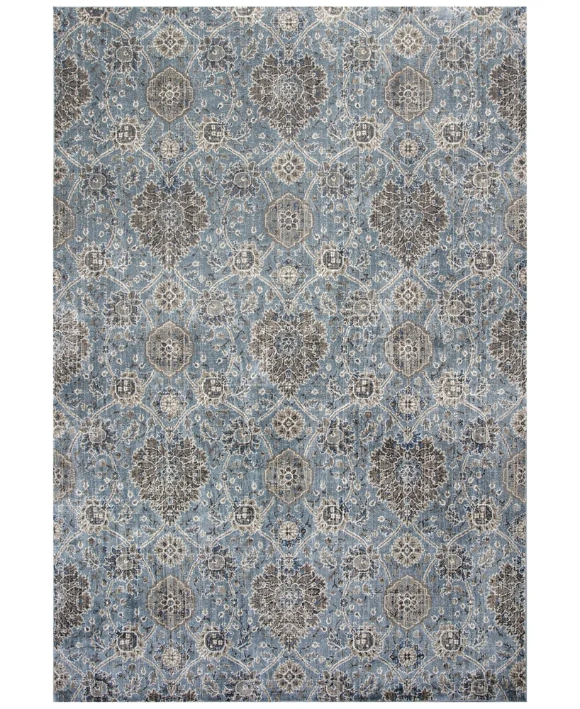 Kas Provence Allover Kashan 7'10" x 11'2" Area Rug