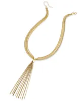 I.n.c. International Concepts Multi-Chain Tassel Long Lariat Necklace, 28" + 3" extender, Created for Macy's