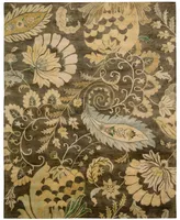 Closeout! Nourison Home Rajah Paisley Floral 7'9" x 9'9" Area Rug