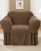 Sure Fit Soft Faux Suede Chair Slipcover