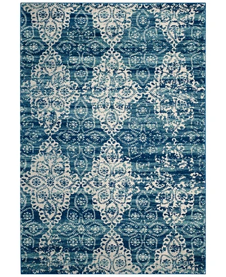 Safavieh Evoke EVK266F Royal/Ivory 8' x 10' Area Rug