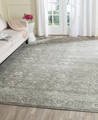 Safavieh Evoke EVK270S Grey/Ivory 5'1" Round Area Rug