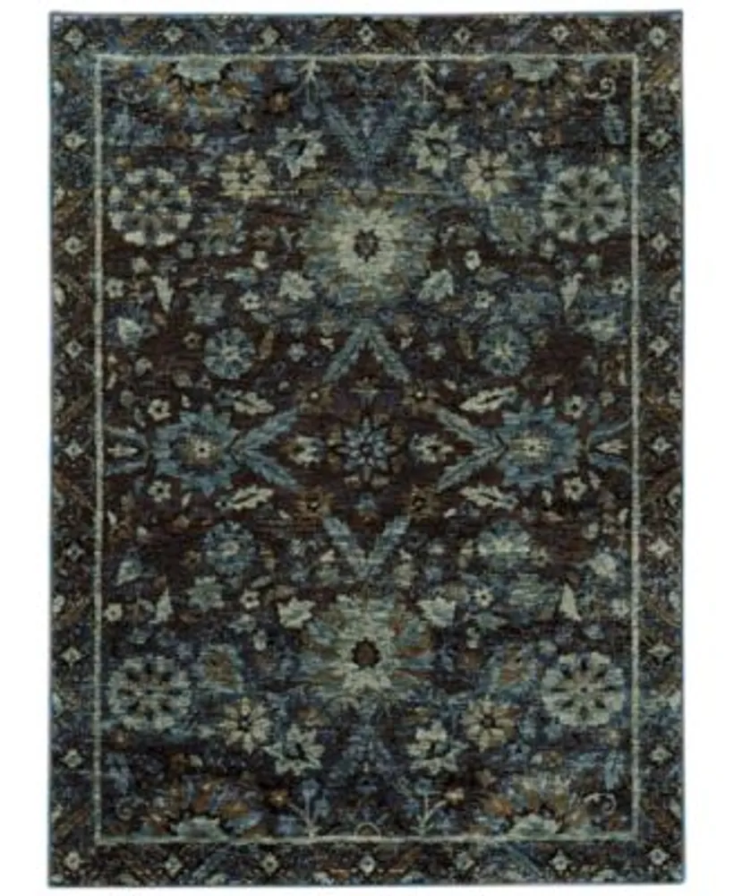 Jhb Design Journey Ordino Navy Area Rugs