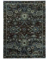 Jhb Design Journey Ordino Navy Area Rugs