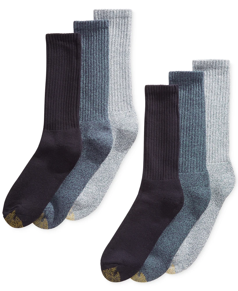 Men's 6-Pack Casual Harrington Socks