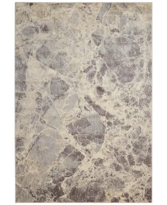 Closeout! Nourison Home Moraine MO745 Grey 2'3" x 8' Runner Rug