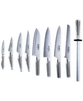 Global Classic Stainless Steel 10-Pc. Cutlery Set