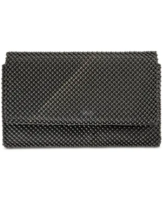 I.n.c. International Concepts Prudence Shiny Mesh Clutch, Created for Macy's