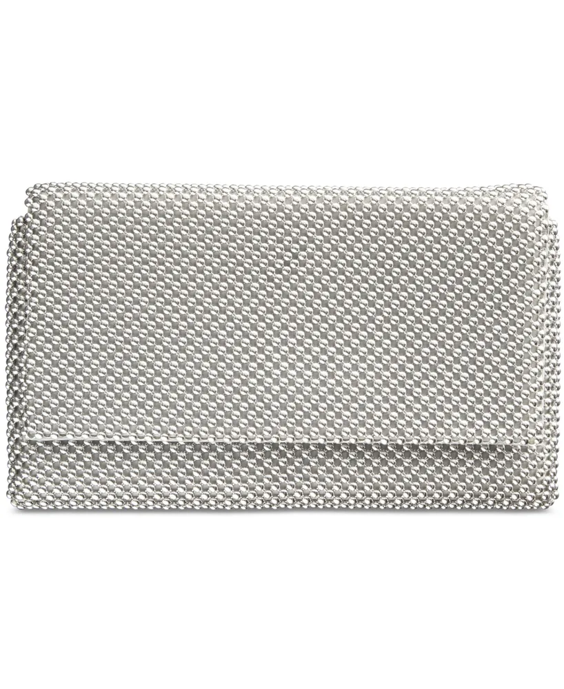 I.n.c. International Concepts Prudence Shiny Mesh Clutch, Created for Macy's