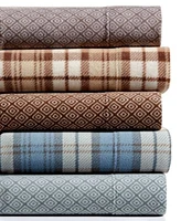 True North By Sleep Philosophy Plaid Fleece Sheet Set