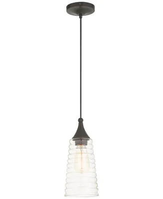 Livex Signature 1-Light 6" Mini Pendant