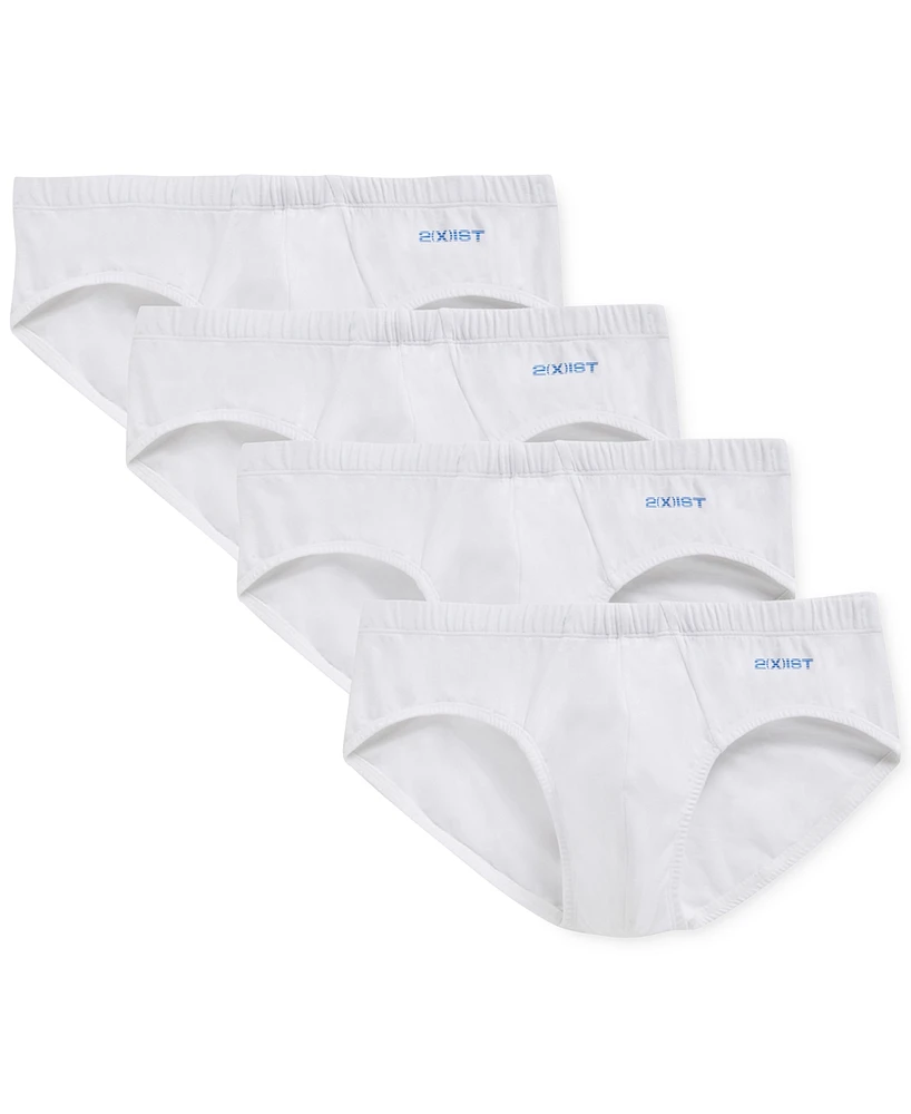 2(x)ist Men's 4 Pack Stretch Cotton Bikini Briefs