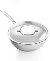 Cuisinart Chef's Classic Stainless Steel 3 Qt. Covered Chef's Pan