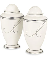 Noritake Dinnerware, Platinum Wave Salt and Pepper Shakers